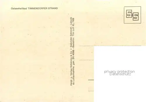 AK / Ansichtskarte Timmendorfer_Strand Fliegeraufnahme Timmendorfer_Strand