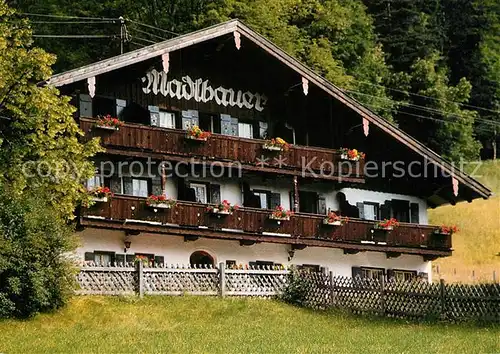 AK / Ansichtskarte Bad_Reichenhall Alpengasthof Madlbauer  Bad_Reichenhall