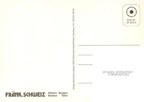 AK / Ansichtskarte Pottenstein_Oberfranken  Pottenstein_Oberfranken