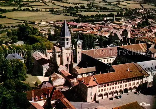 AK / Ansichtskarte Cluny Fliegeraufnahme Abbaye  Cluny