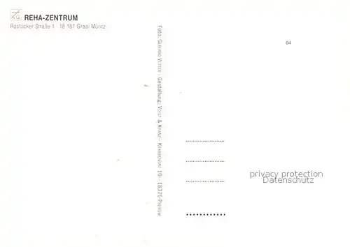 AK / Ansichtskarte Graal Mueritz_Ostseebad Reha Zentrum Graal Mueritz_Ostseebad