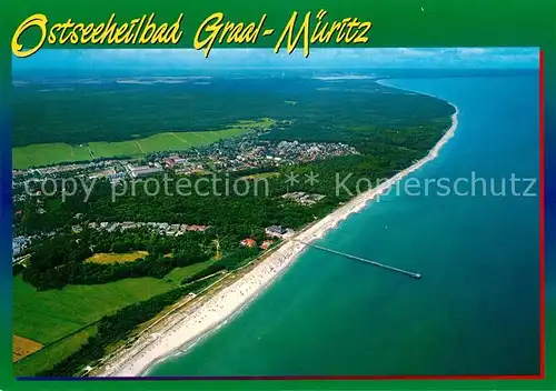 AK / Ansichtskarte Graal Mueritz_Ostseebad Fliegeraufnahme Graal Mueritz_Ostseebad