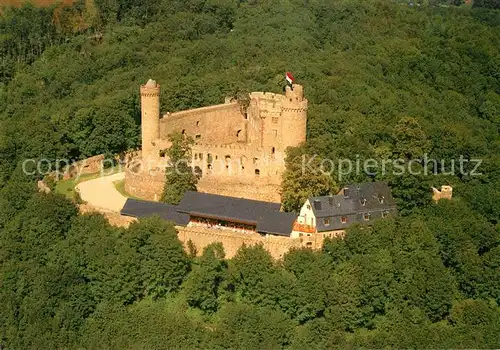 AK / Ansichtskarte Bensheim_Auerbach_Bergstrasse Schloss Auerbach Fliegeraufnahme Bensheim_Auerbach