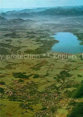AK / Ansichtskarte Bad_Endorf Luftkurort mit Simssee Bayerische Alpen Fliegeraufnahme Bad_Endorf