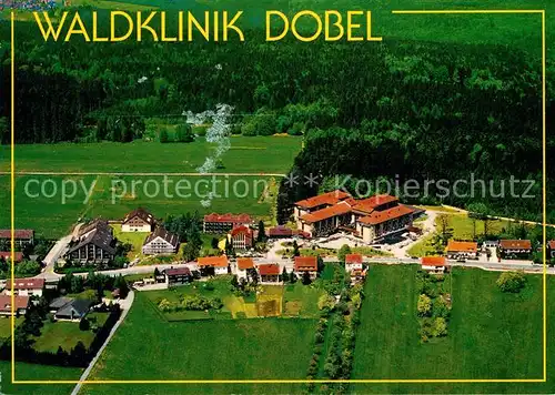 AK / Ansichtskarte Dobel_Schwarzwald Waldklinik Fliegeraufnahme Dobel Schwarzwald