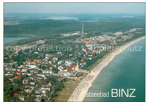 AK / Ansichtskarte Binz_Ruegen Ostseebad Fliegeraufnahme Binz_Ruegen