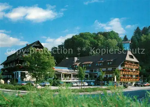 AK / Ansichtskarte Freiburg_Breisgau Schwaers Hotel Loewen Freiburg Breisgau