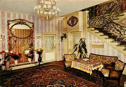 AK / Ansichtskarte Winterberg_Hochsauerland Asten Sanatorium Foyer Winterberg_Hochsauerland