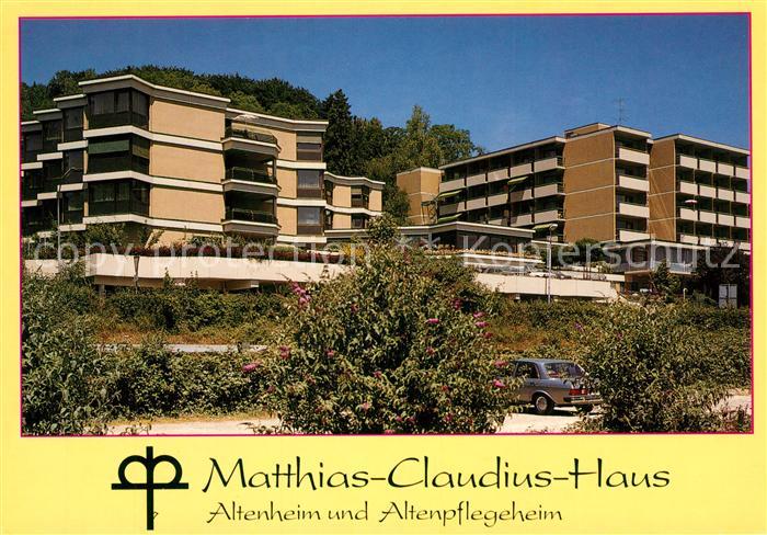 Ak Ansichtskarte Tiengen Waldshut Matthias Claudius Haus