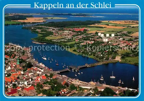 AK / Ansichtskarte Kappeln_Schlei Fliegeraufnahme Kappeln_Schlei