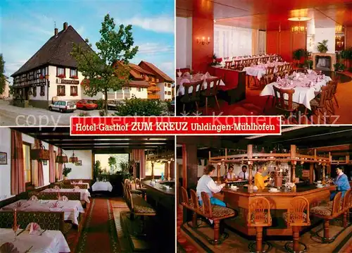 AK / Ansichtskarte Muehlhofen_Uhldingen Muehlhofen Hotel Gasthof Zum Kreuz Restaurant Bar Muehlhofen