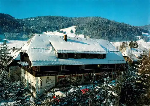 AK / Ansichtskarte Menzenschwand Schwarzwaldhof Pieper Cafe Restaurant Winterlandschaft Schwarzwald Menzenschwand