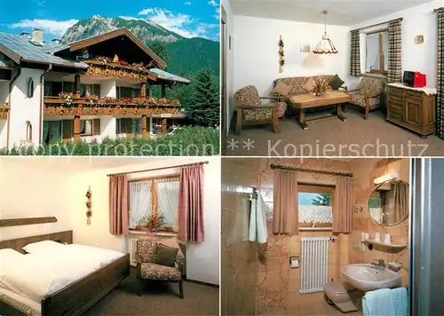 AK / Ansichtskarte Oberstdorf Ferienwohnungen von Hinrichs Oberstdorf