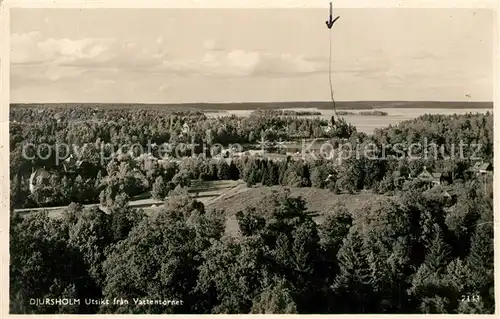 AK / Ansichtskarte Djursholm Panorama Djursholm