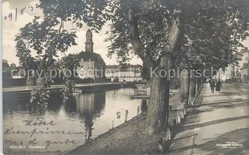 AK / Ansichtskarte Malmoe Hamnkanal Malmoe