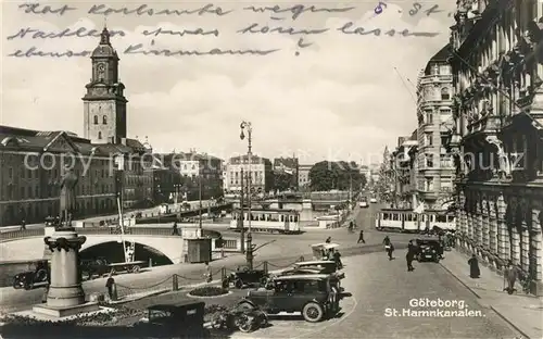 AK / Ansichtskarte Goeteborg Sankt Hamnkanalen Goeteborg