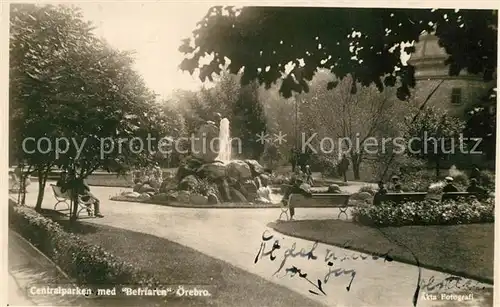 AK / Ansichtskarte oerebro Centralparken med Betriarten oerebro