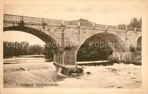 AK / Ansichtskarte Halmstad Slottsmoellan Halmstad