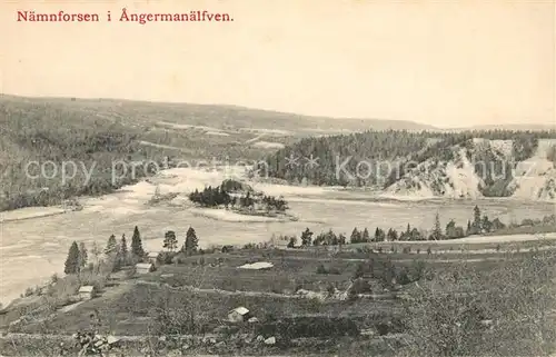 AK / Ansichtskarte Schweden Naemforsen aengermanaelfven Schweden