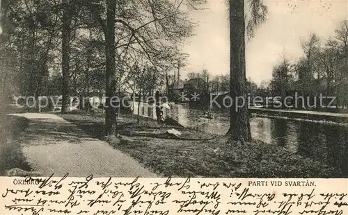 AK / Ansichtskarte oerebro Parti vid Svartan oerebro