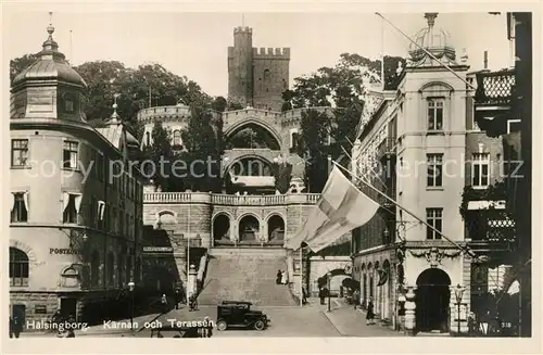 AK / Ansichtskarte Helsingborg Kaernen och Terassen Helsingborg