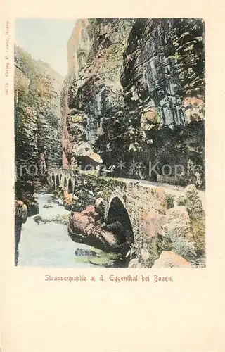 AK / Ansichtskarte Eggental Strassenpartie Eggental