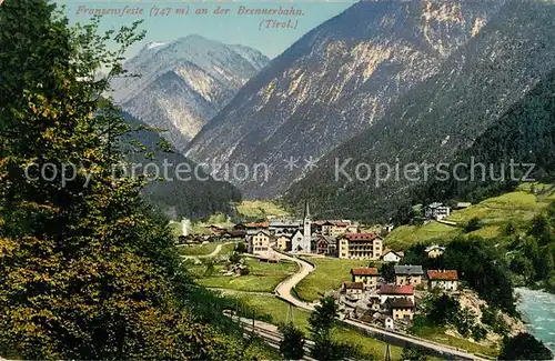 AK / Ansichtskarte Franzensfeste an der Brennerbahn Franzensfeste