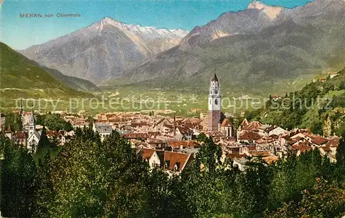 AK / Ansichtskarte Meran_Merano Panorama Meran Merano