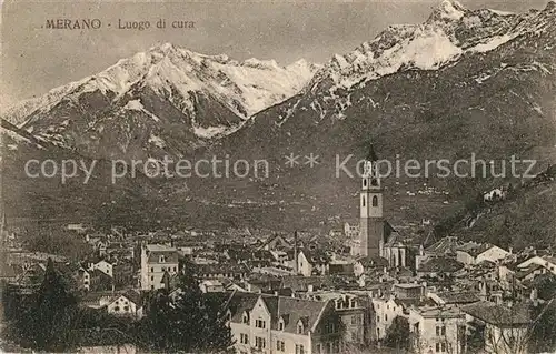 AK / Ansichtskarte Merano_Suedtirol Luogo di cura Merano Suedtirol