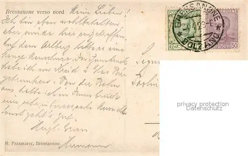 AK / Ansichtskarte Bressanone Panorama Bressanone