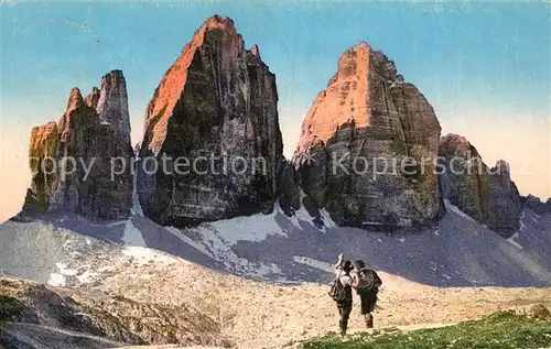 AK / Ansichtskarte Dolomiti Le Tre Cime di Lavaredo Dolomiti