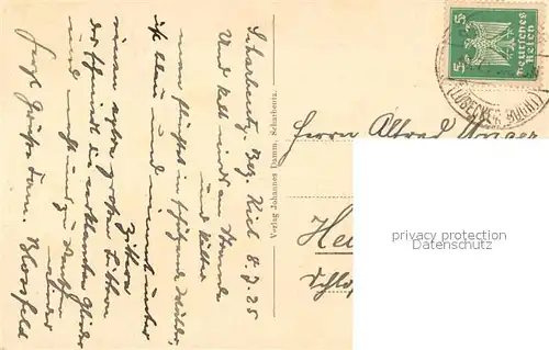 AK / Ansichtskarte Scharbeutz_Ostseebad Waldweg Scharbeutz_Ostseebad