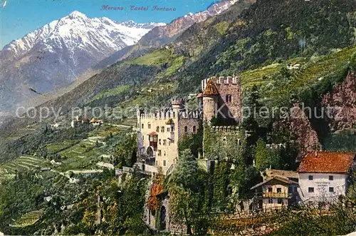 AK / Ansichtskarte Merano_Suedtirol Castel Fontana Merano Suedtirol