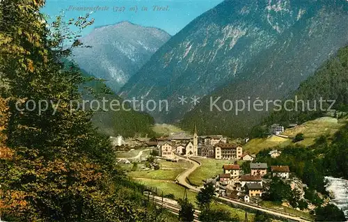 AK / Ansichtskarte Franzensfeste_Suedtirol Panorama Franzensfeste_Suedtirol