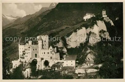 AK / Ansichtskarte Merano_Suedtirol Castel Tirolo e Castel delle Fontane Merano Suedtirol