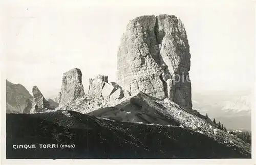 AK / Ansichtskarte Cortina_d_Ampezzo Cinque Torri Cortina_d_Ampezzo