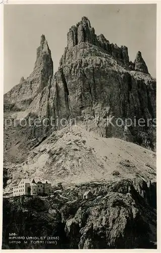 AK / Ansichtskarte Cortina_d_Ampezzo Rifugio Vaiolet verso le Torri Cortina_d_Ampezzo