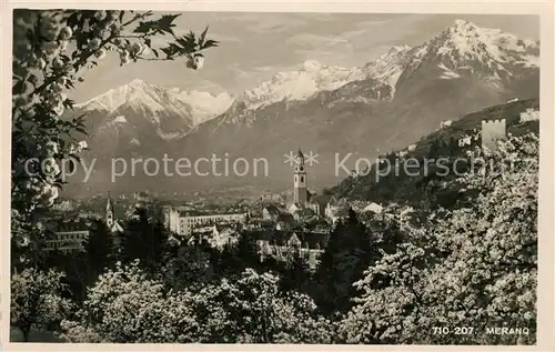 AK / Ansichtskarte Merano_Suedtirol Panorama Merano Suedtirol