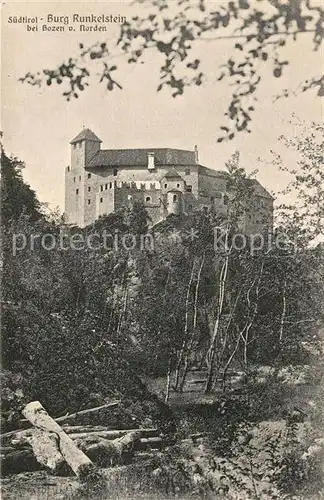 AK / Ansichtskarte Bozen_Suedtirol Burg Runkelstein Bozen Suedtirol