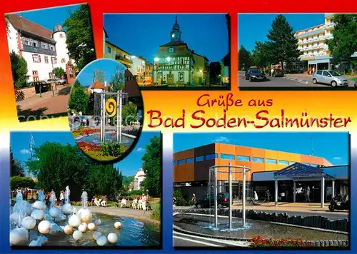 AK / Ansichtskarte Bad_Soden Salmuenster Spessart Therme Ortsansichten Bad_Soden Salmuenster