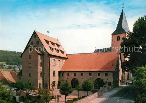 AK / Ansichtskarte Bad_Orb Burg Haus des Gastes Kirche St. Martin  Bad_Orb