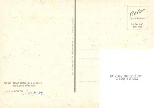 AK / Ansichtskarte Bad_Orb Fachwerkhaus  Bad_Orb