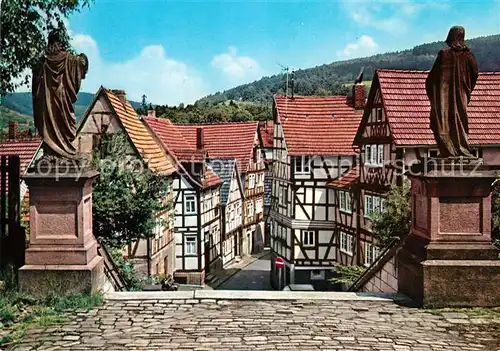 AK / Ansichtskarte Bad_Orb Alte Fachwerkhaeuser  Bad_Orb