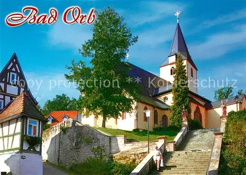 AK / Ansichtskarte Bad_Orb Kirche St. Martin  Bad_Orb