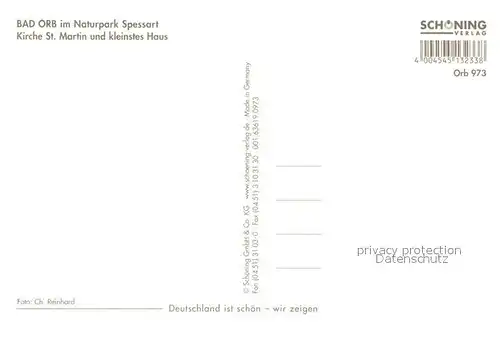 AK / Ansichtskarte Bad_Orb Kirche St. Martin  Bad_Orb