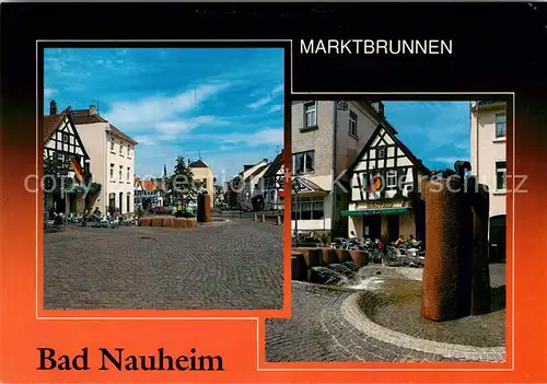 AK / Ansichtskarte Bad_Nauheim Marktbrunnen Marktplatz Bad_Nauheim