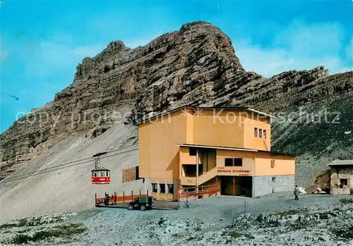 AK / Ansichtskarte Madonna_di_Campiglio Rifugio Stoppani Funivia del Groste 
  Madonna_di_Campiglio