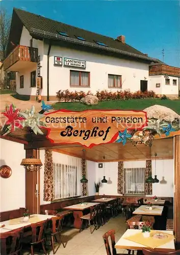 AK / Ansichtskarte Neuhaus_Eger Gaststaette Pension Berghof  Neuhaus Eger