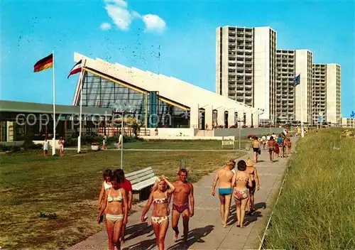 AK / Ansichtskarte Insel_Fehmarn Suedstrand Meerwasser Wellen Hallenbad Familienhotel  Insel Fehmarn