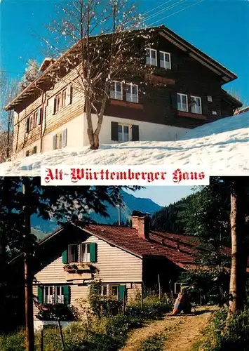 AK / Ansichtskarte Unterjoch Alt Wuerttemberger Haus  Unterjoch